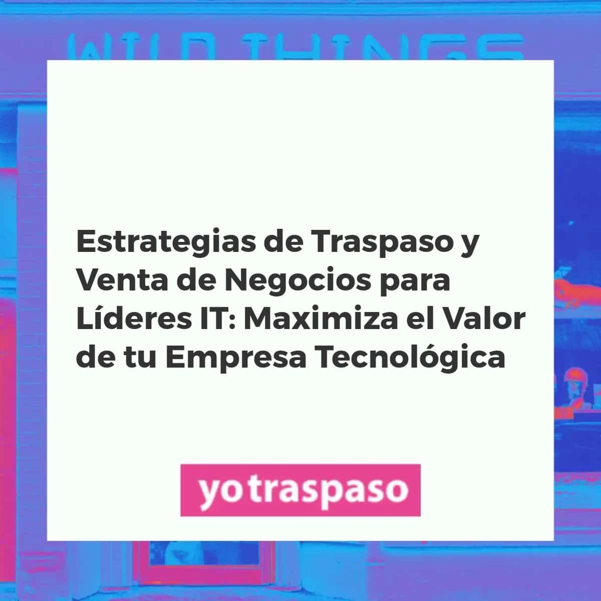 Líderes IT discutiendo estrategias de traspaso y venta de negocios con gráficos digitales y tecnología avanzada